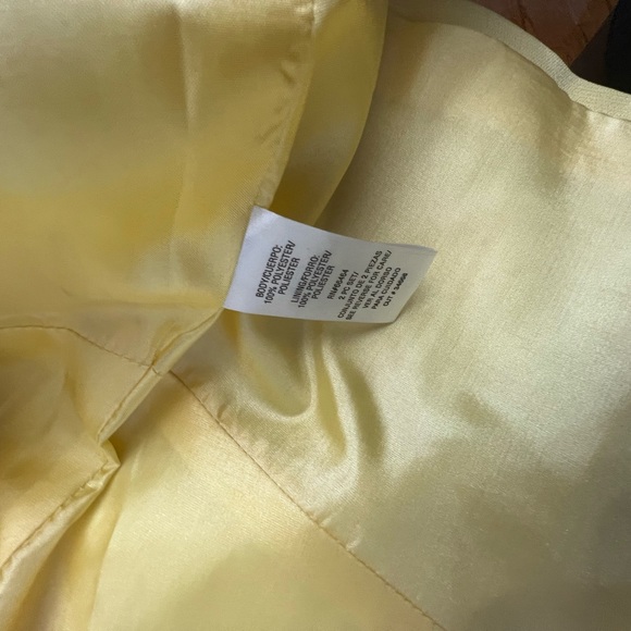 Studio I yellow short sleeve suit top size 16 - Picture 5 of 7